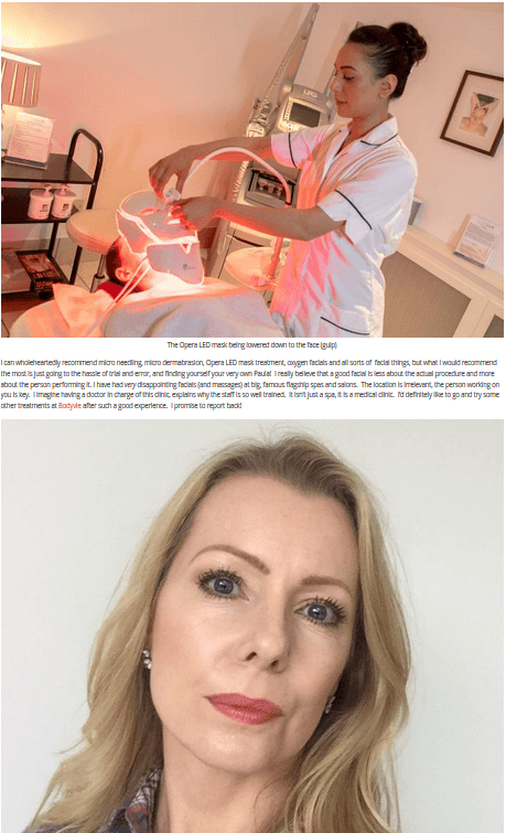 Opera led Mask, the Sequinist, Result, face